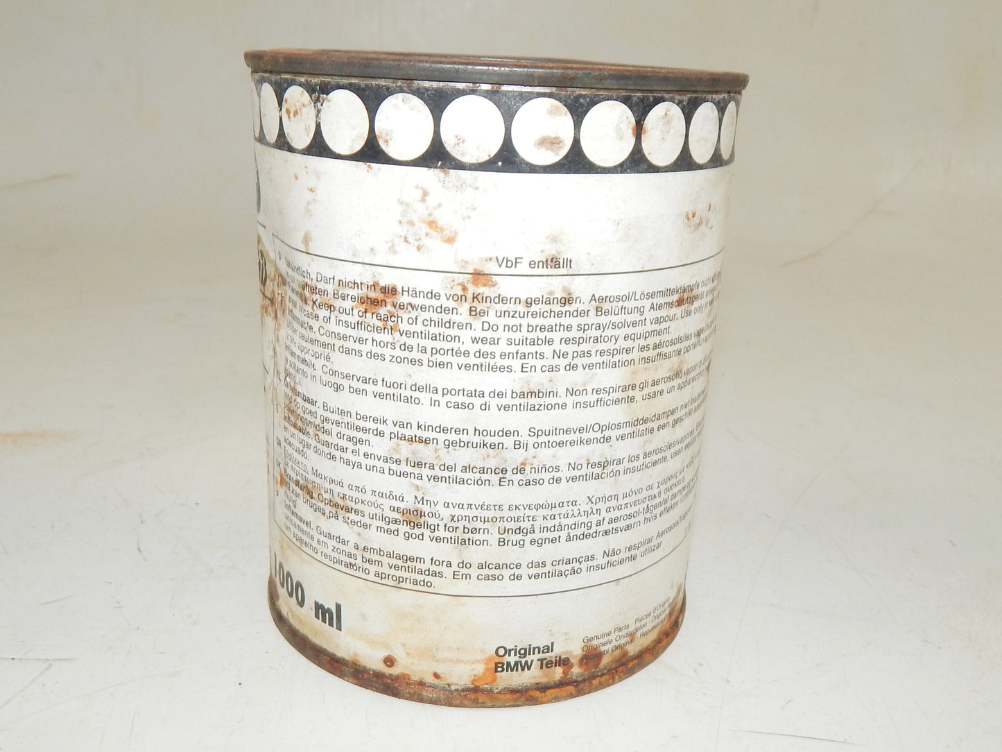 OEM BMW MOTORCYCLE PAINT CAN 1000ml 2K SINGLE COLOR PRIMER COATING - MotoRaider