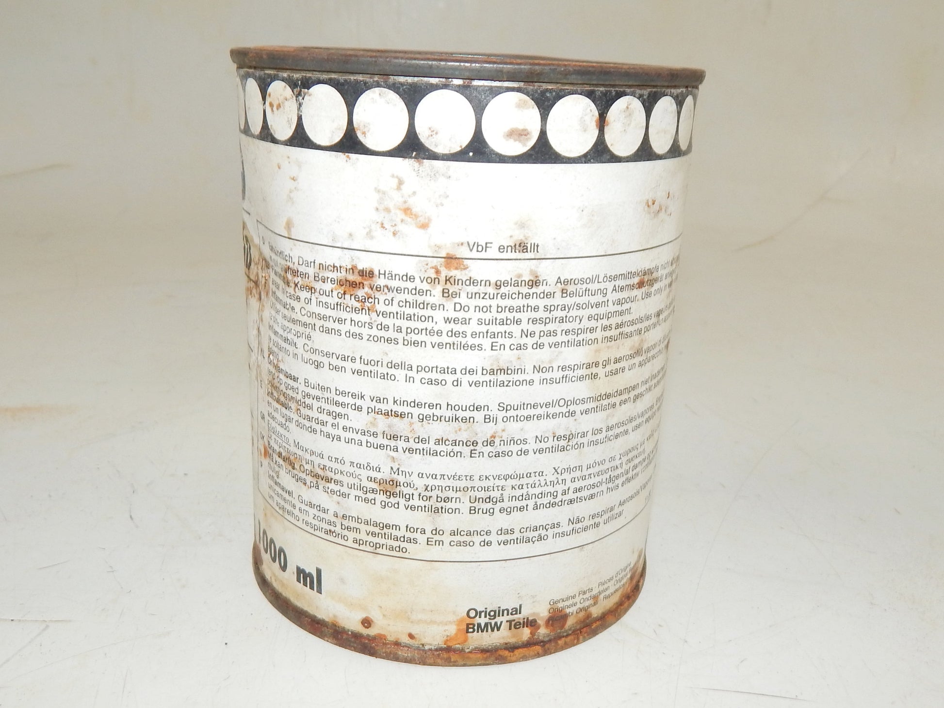 OEM BMW MOTORCYCLE PAINT CAN 1000ml 2K SINGLE COLOR PRIMER COATING - MotoRaider