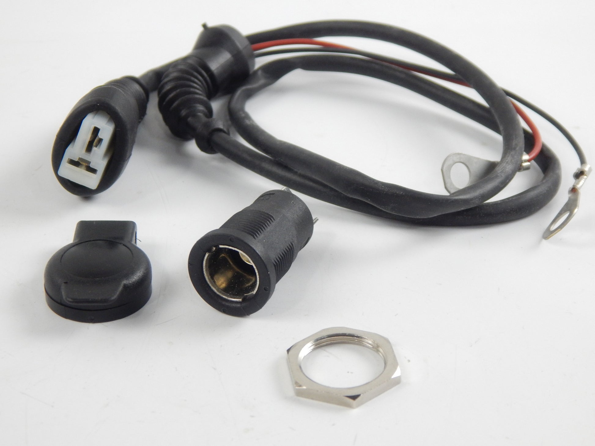 MOTORCYCLE BC ACCESSORIES FS612V CIGAR SOCKET 12 mm DIN.4165 12V (BMW TYPE) - MotoRaider