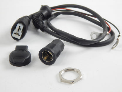 MOTORCYCLE BC ACCESSORIES FS612V CIGAR SOCKET 12 mm DIN.4165 12V (BMW TYPE) - MotoRaider