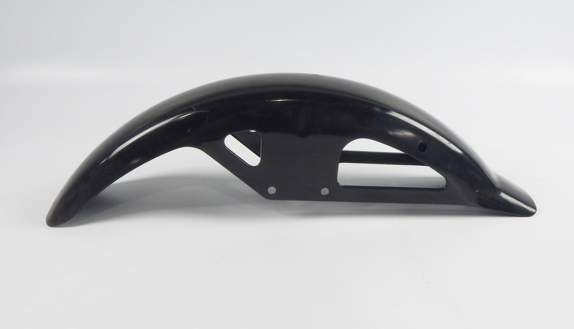 1980's FRONT FENDER BLACK STEEL L=28" W=5" SUZUKI GSE500 VINTAGE MOTORCYCLE - MotoRaider