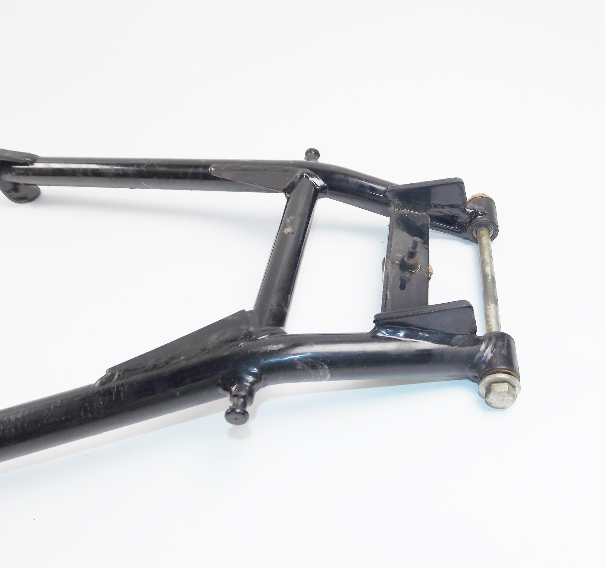 '86 CAGIVA 125 ELEFANTRE FRAME CHASSIS KICK CENTER STAND+SPRING+BOLT+RUBBER STOP - MotoRaider