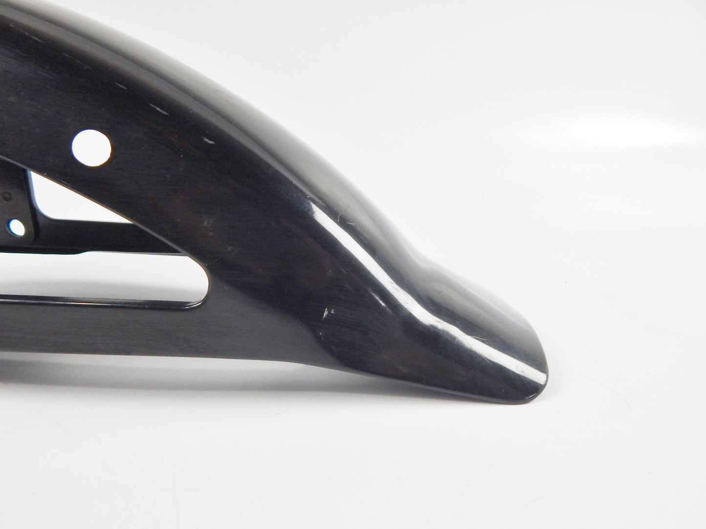 1980's FRONT FENDER BLACK STEEL L=28" W=5" SUZUKI GSE500 VINTAGE MOTORCYCLE - MotoRaider