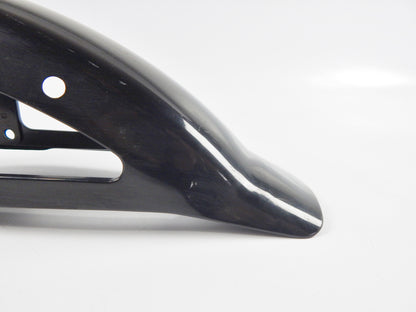 1980's FRONT FENDER BLACK STEEL L=28" W=5" SUZUKI GSE500 VINTAGE MOTORCYCLE - MotoRaider