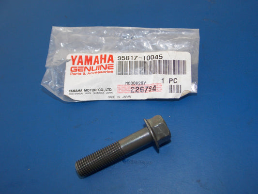 NOS YAMAHA 1986-2021 CF300 YFM35/400/350/600 VK540 FLANGE BOLT 95817-10045 - MotoRaider