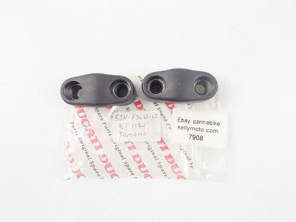 OEM 2003 2004 YAMAHA BT1100 HANDLEBAR UPPER CLAMPS HOLDER 5JN-F3441-10 SET - MotoRaider