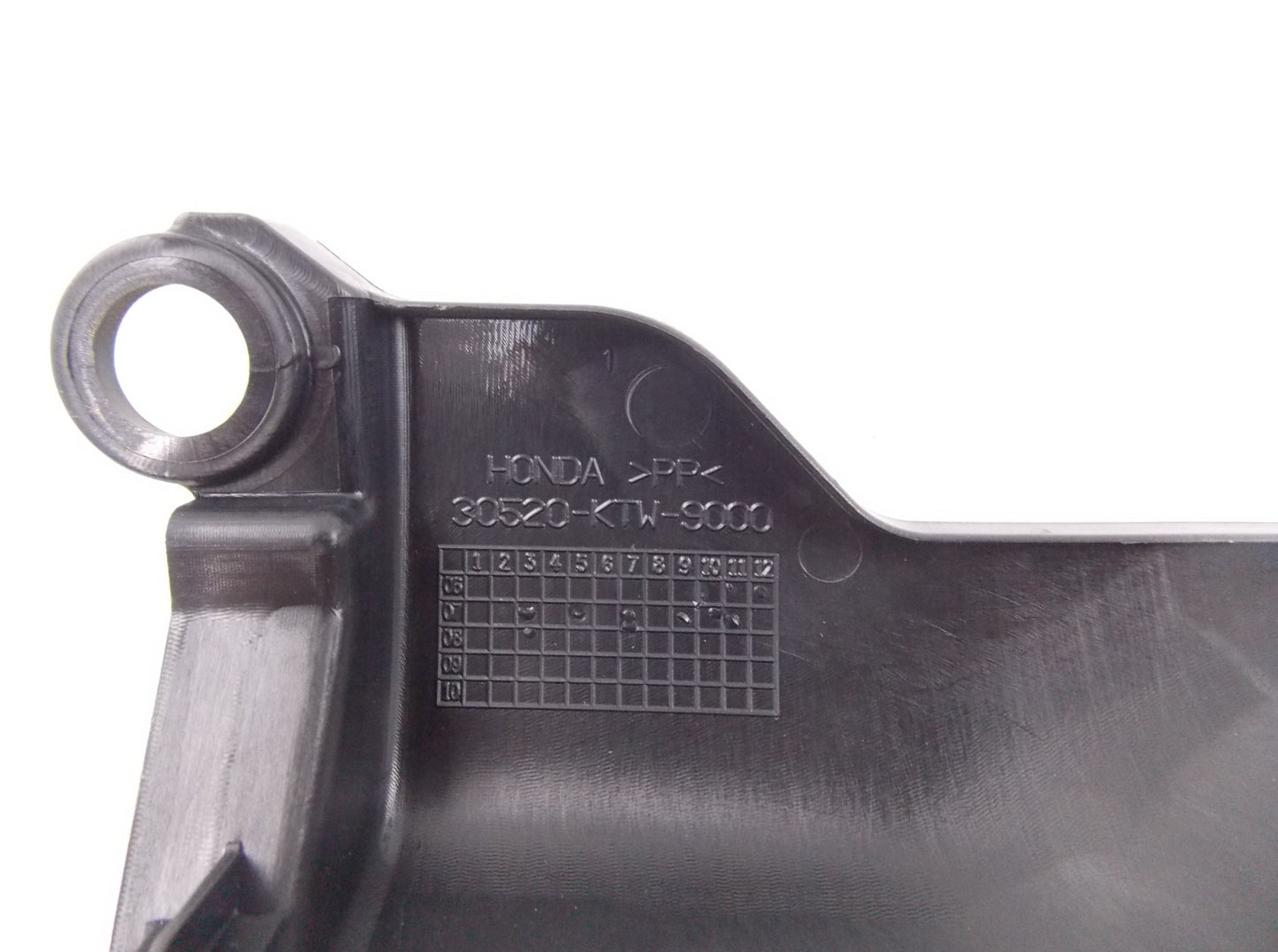 OEM 2007 HONDA SH300 ABS IGNITION INNER REAR FAIRING COVER COWL 30520-KTW-9000 - MotoRaider