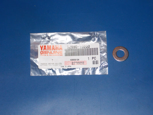 NOS 1968-2007 YAMAHA EF1200/18/2600 SW396/433  WJ500 WASHER  92990-10200 - MotoRaider