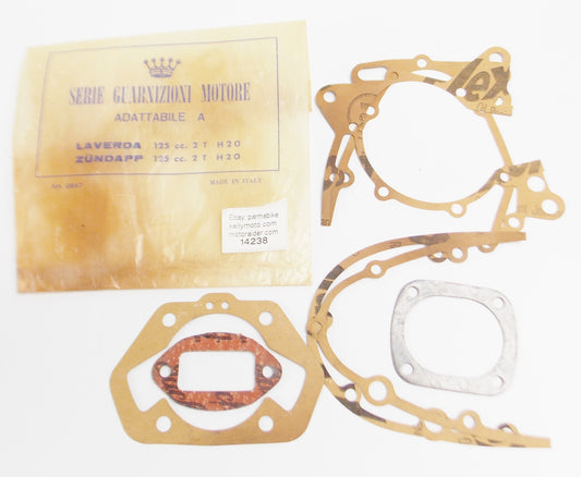 ENGINE MOTOR GASKET SEAL SET KIT LAVERDA 125 2-Stroke H20 ZUNDAPP  ART.0847 - MotoRaider