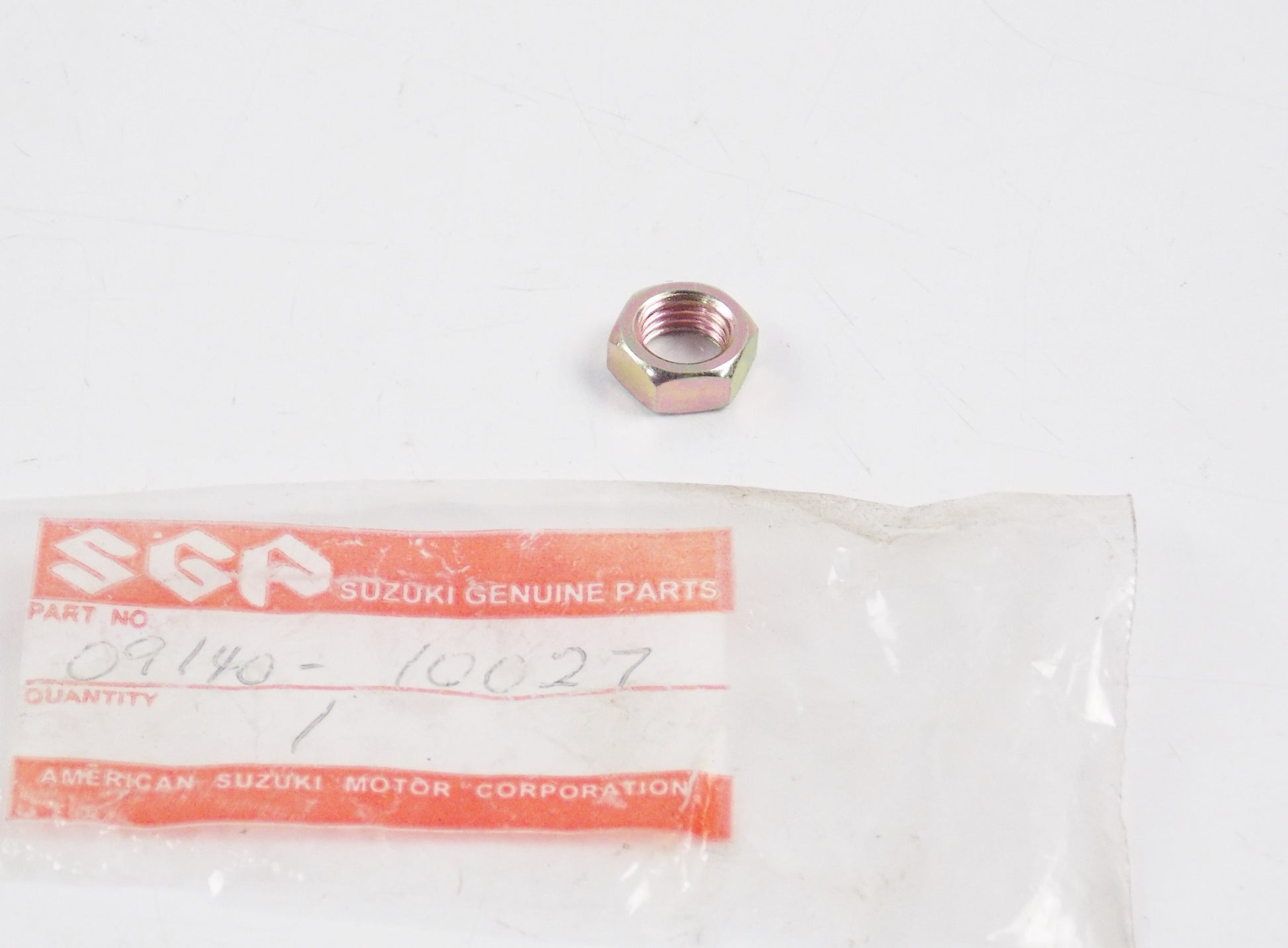 OEM SUZUKI 1991-1996 RGV250 2003-2007 LT-F500F 1983-1987 LT125 NUT 09140-10027 - MotoRaider