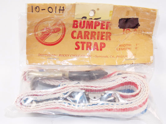 ROCKY CYCLE CO BUMPER CARRIER STRAP MOTORCYCLE ATV TIE DOWN W=1" L=6" 10-01H - MotoRaider