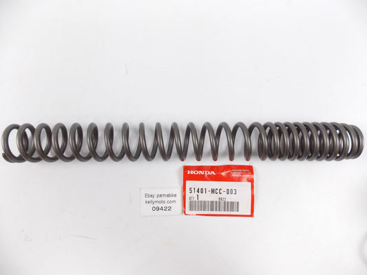 NOS OEM HONDA 2000-2001 CB1100 SPRING FRONT FORK 51401-MCC-003 - MotoRaider