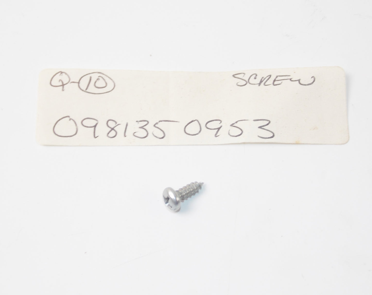 NOS OEM 1995 KTM 250 / 300 HEAD LIGTH SCREW 3.5x9.5 0981350953 | 0981 350953 - MotoRaider