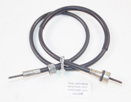 1980 YAMAHA XT500 BLACK VINYL SPEEDOMETER CABLE VINTAGE ENDURO SCRAMBLER THUMPER - MotoRaider