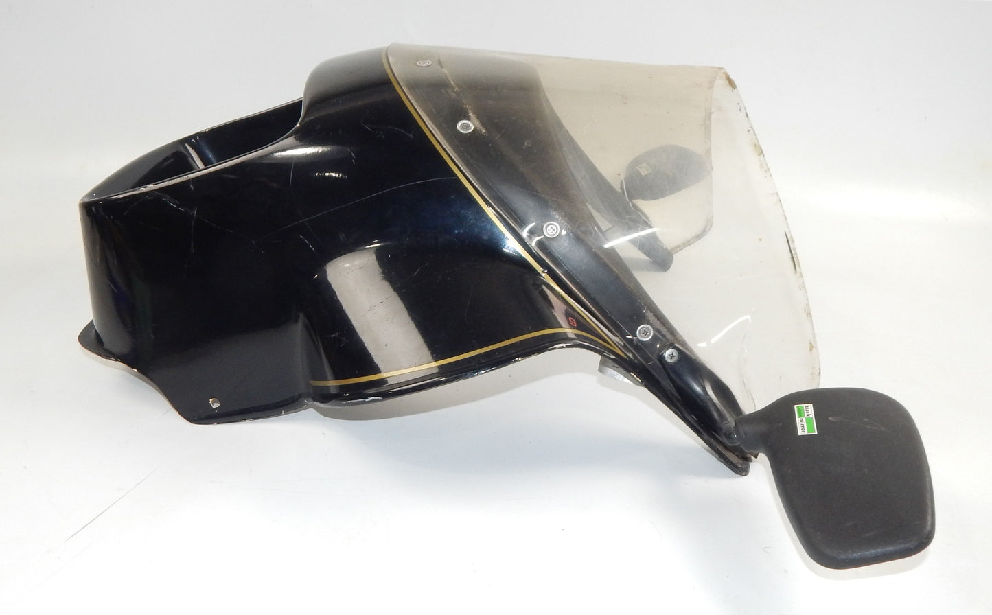 IC ITALCASCHI UNIVERSAL FIBERGLASS FAIRING COWLING BLACK YAMAHA LAVERDA GUZZI - MotoRaider