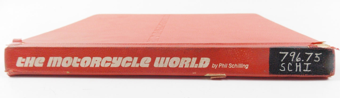 1974 THE MOTORCYCLE WORLD BOOK BY PHILL SCHILLING INDIAN HARLEY DAVIDSON DUCATI - MotoRaider