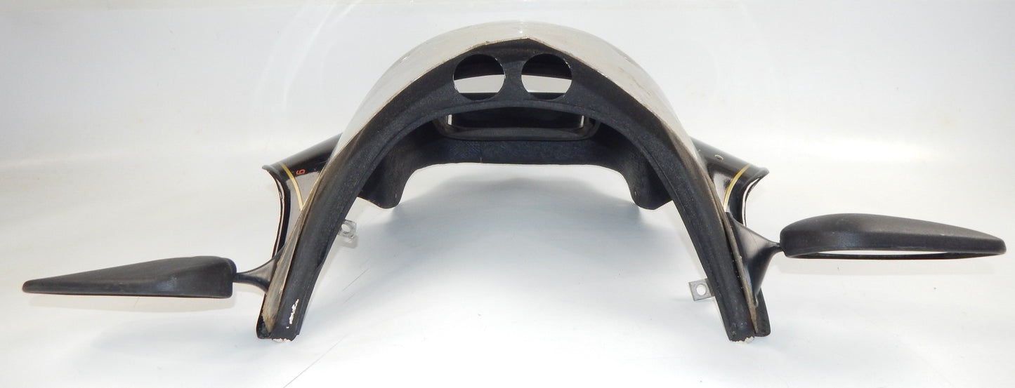 IC ITALCASCHI UNIVERSAL FIBERGLASS FAIRING COWLING BLACK YAMAHA LAVERDA GUZZI - MotoRaider
