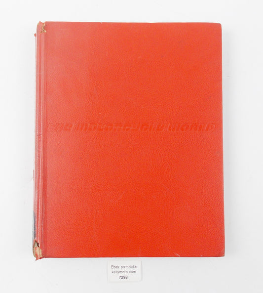 1974 THE MOTORCYCLE WORLD BOOK BY PHILL SCHILLING INDIAN HARLEY DAVIDSON DUCATI - MotoRaider