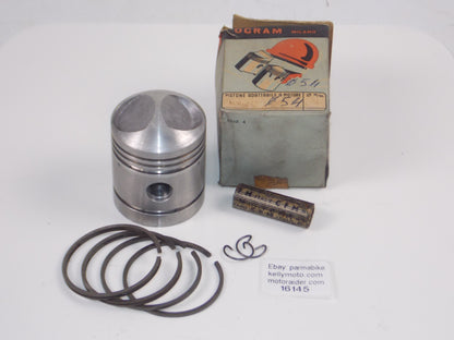 NOS DINAMIN MOTORCYCLES PISTON 54 MM+RINGS+PIN 15MM+CIRCLIPS MV 125 SPORT 16145 - MotoRaider