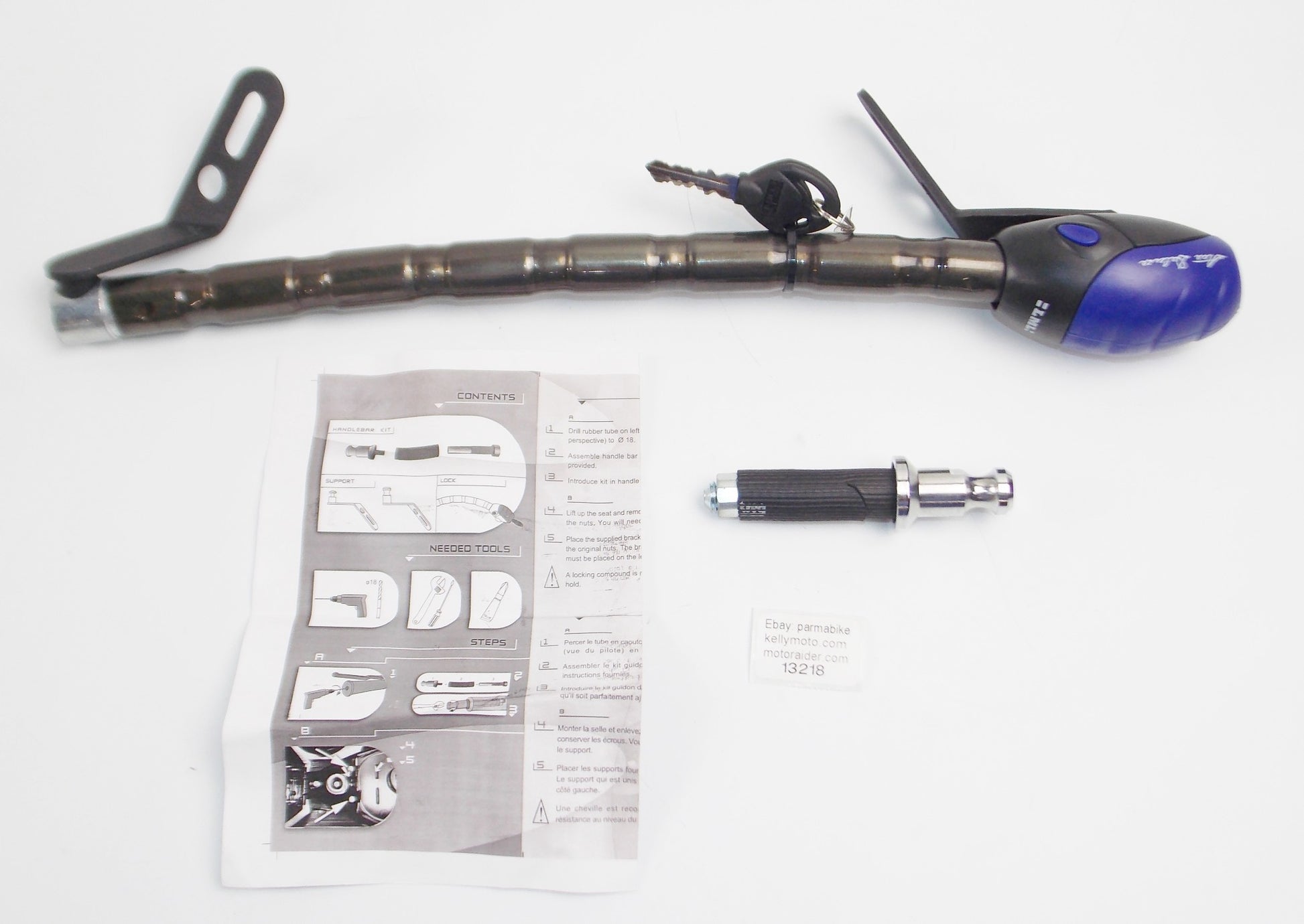 OEM LML VESPA STAR STELLA SCOOTER STEERING LOCK ANTITHEFT - MotoRaider
