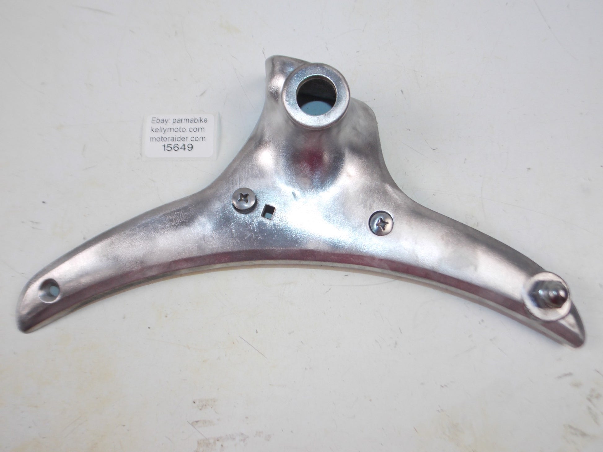 1960's HONDA CA 150 DREAM LEFT REAR SHOCK FENDER BRACKET BRACE MOUNT - MotoRaider