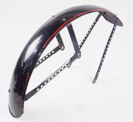 1972 MORINI CORSARO 125 FRONT STEEL MUD GUARD FENDER BLACK - MotoRaider
