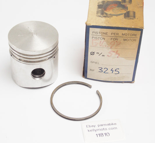NOS ASSO WERKE 3245 PISTON + RING DIAMETER 54 mm GILERA 98 - MotoRaider