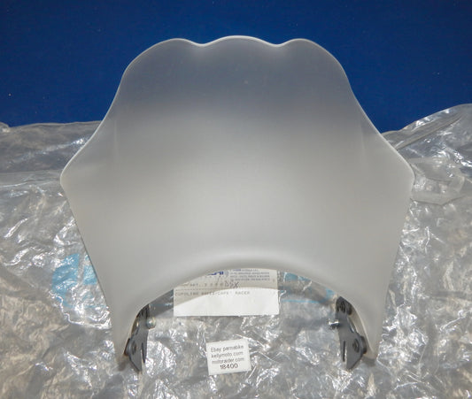 FABBRI 3000 CAFÉ RACER NAKED MOTORCYCLE WINDSHIELD WINDSCREEN FROSTED 14"x12" - MotoRaider