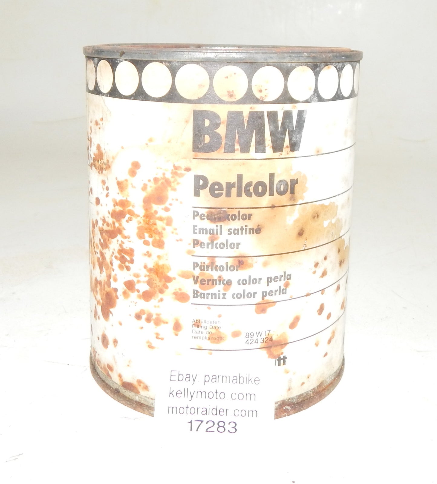 OEM BMW MOTORCYCLE PAINT CAN 1000ml PEARLCOLOR BMW 137 - MotoRaider