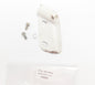 1990 YAMAHA YZ125 REAR MASTER MASTER CYLINDER HOLDER PROTECTOR PLATE GUARD WHITE - MotoRaider