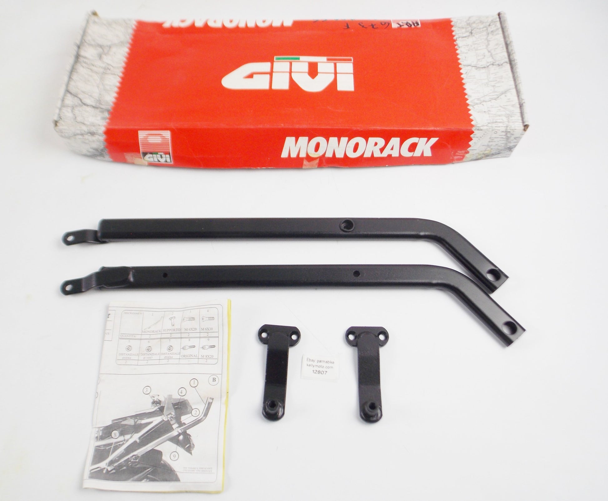 GIVI 673 F LUGGAGE MONORACK REAR RACK RAILS DUCATI SS 750 / 900 - MotoRaider