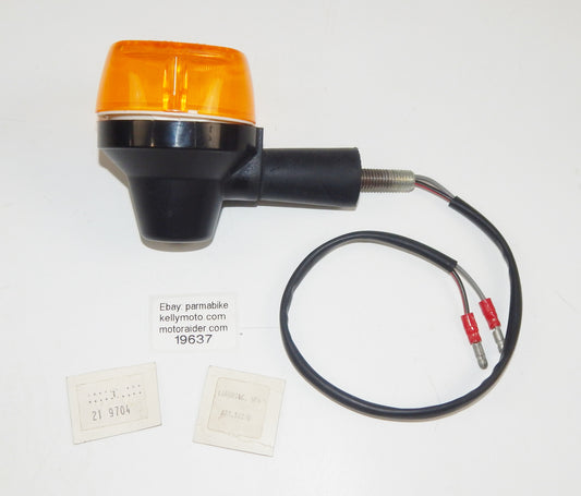 LARGHI 512/G FRONT/REAR RH/LH FLASHER TURN SIGNAL INDICATOR VINTAGE MOTORCYCLE - MotoRaider
