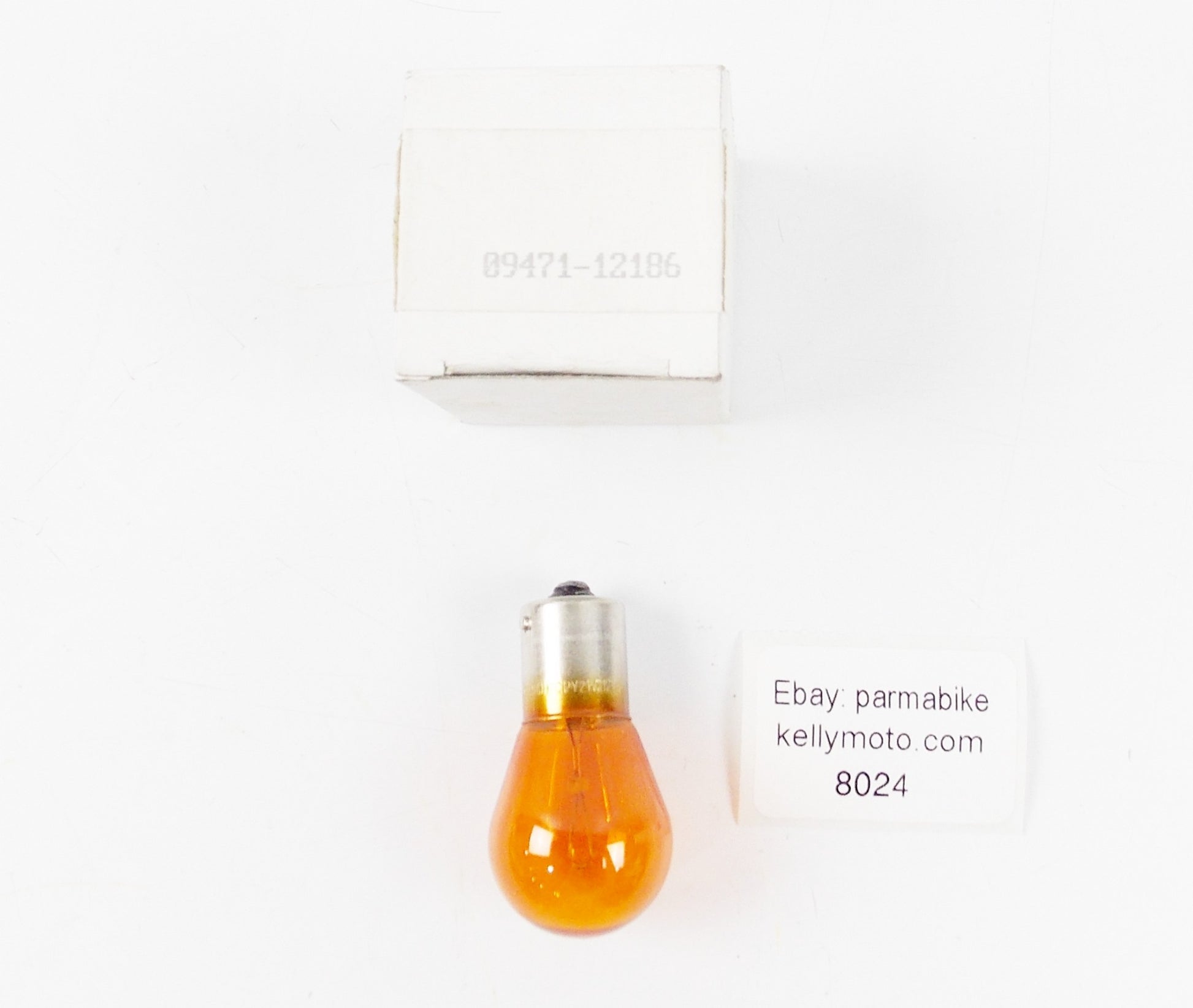 SUZUKI 2011 BURGMAN 650 2019 V-STROM LIGHT BULB AMBER ORANGE 12V 21W 09471-12186 - MotoRaider