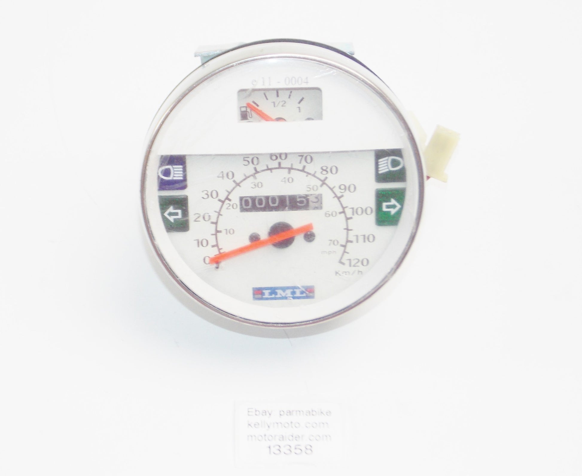 OEM LML STAR 125-150 STAR/DELUXE STELLA 4T SPEEDOMETER ROUND 2727766 - MotoRaider