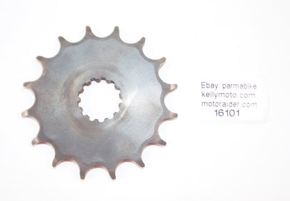 1980 YAMAHA XT500 MOTOR FRONT DRIVE COUNTER SPROCKET 16T - MotoRaider