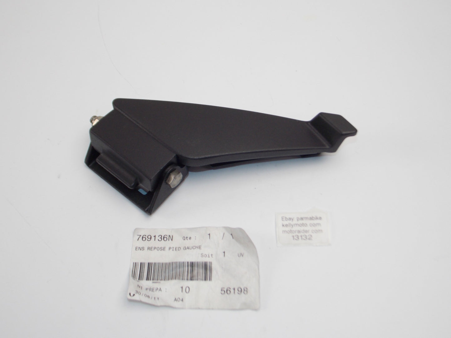 OEM PEUGEOT GEOPOLIS 250 300 500 LEFT PASSENGER FOOT COMPRESSION BAR 769136N - MotoRaider