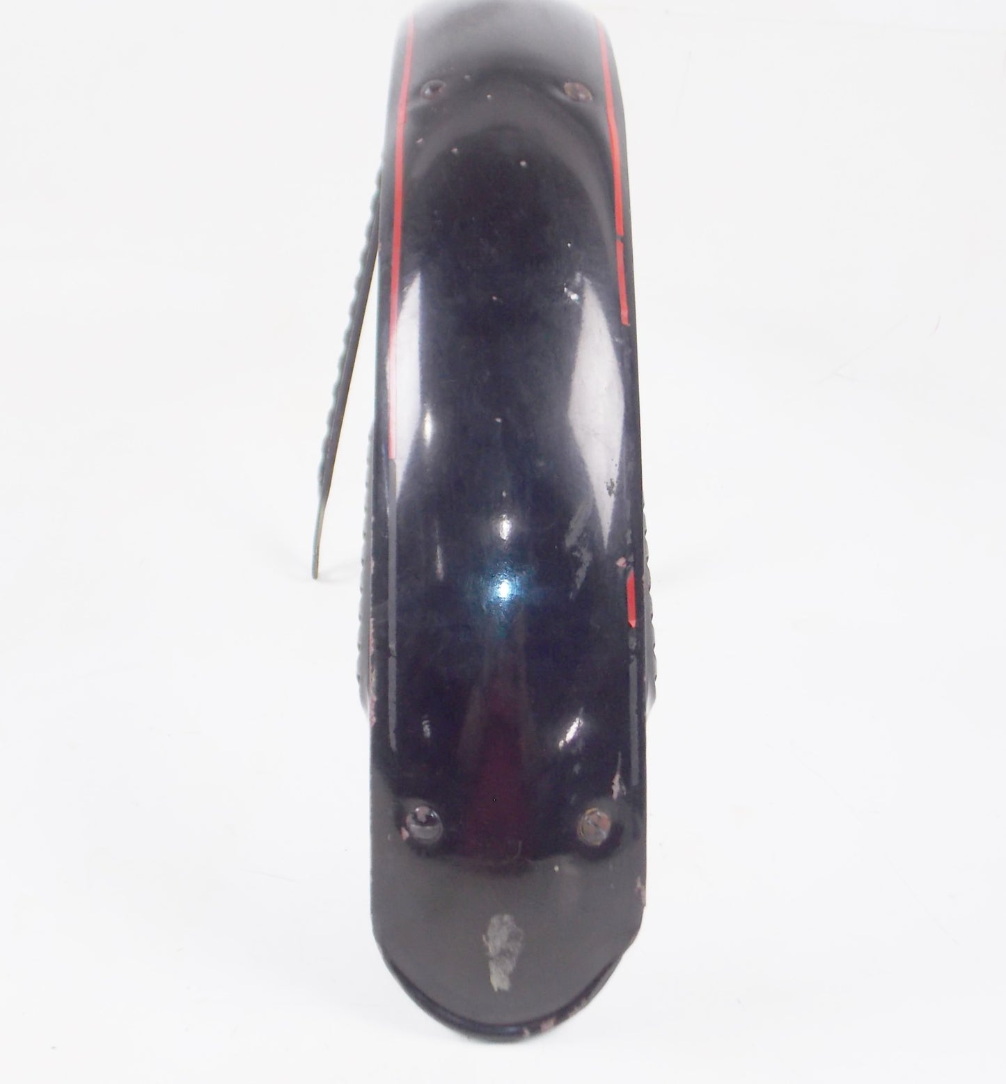 1972 MORINI CORSARO 125 FRONT STEEL MUD GUARD FENDER BLACK - MotoRaider