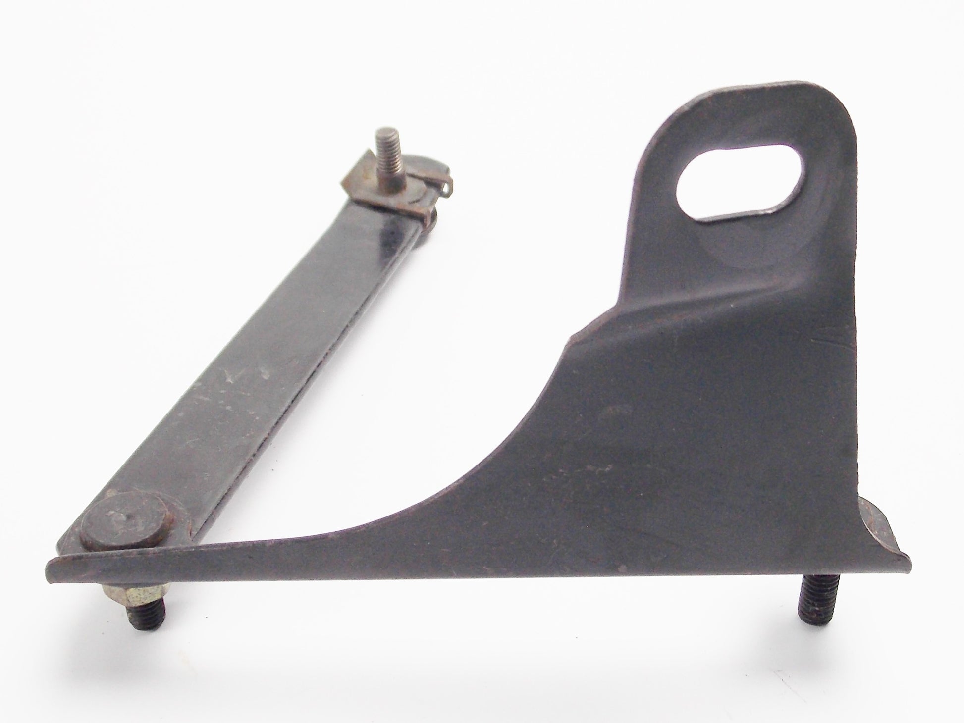 1986 CAGIVA 125 ELEFANTRE HORN/RESERVOIR FLUID TANK BRACE HOLDER BRACKET MOUNT - MotoRaider