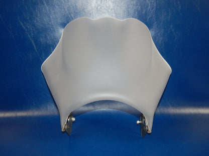 FABBRI 3000 CAFÉ RACER NAKED MOTORCYCLE WINDSHIELD WINDSCREEN FROSTED 14"x12" - MotoRaider
