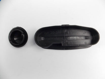 1983 VESPA PX FRONT FORK SUSPENSION ARM PLASTIC COVER BLACK LML STELLA STAR - MotoRaider