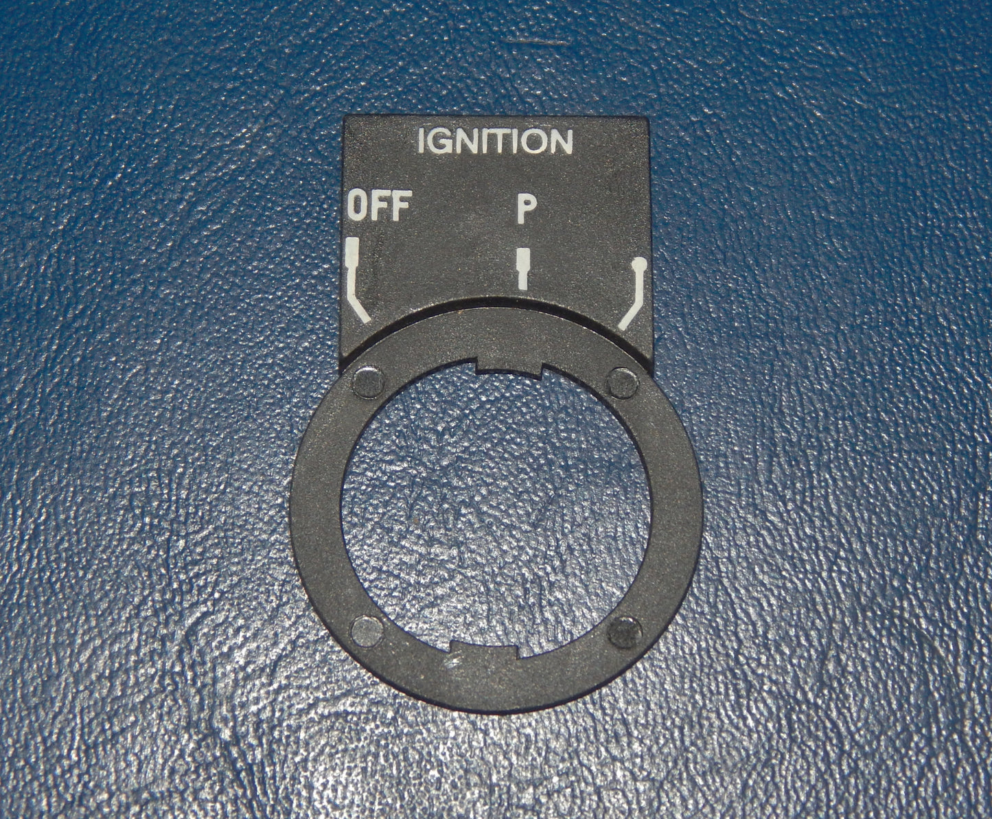 IGNITION KEY DASHBOARD PLATE OFF-P-ON BMW CAGIVA YAMAHA VINTAGE MOTORCYCLE - MotoRaider