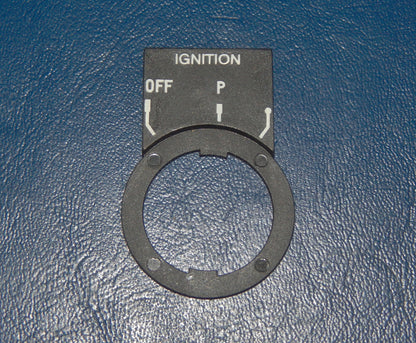 IGNITION KEY DASHBOARD PLATE OFF-P-ON BMW CAGIVA YAMAHA VINTAGE MOTORCYCLE - MotoRaider