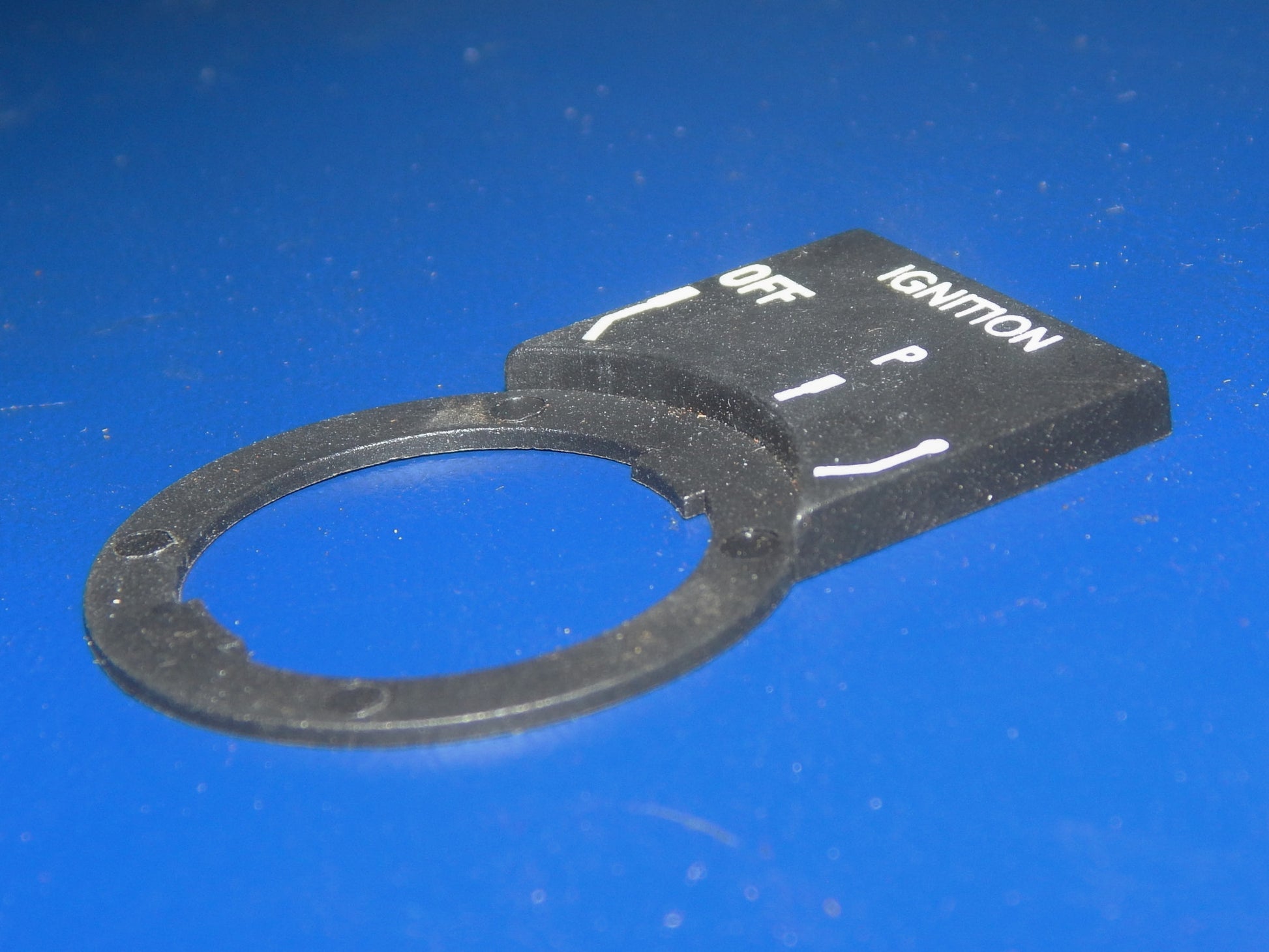IGNITION KEY DASHBOARD PLATE OFF-P-ON BMW CAGIVA YAMAHA VINTAGE MOTORCYCLE - MotoRaider