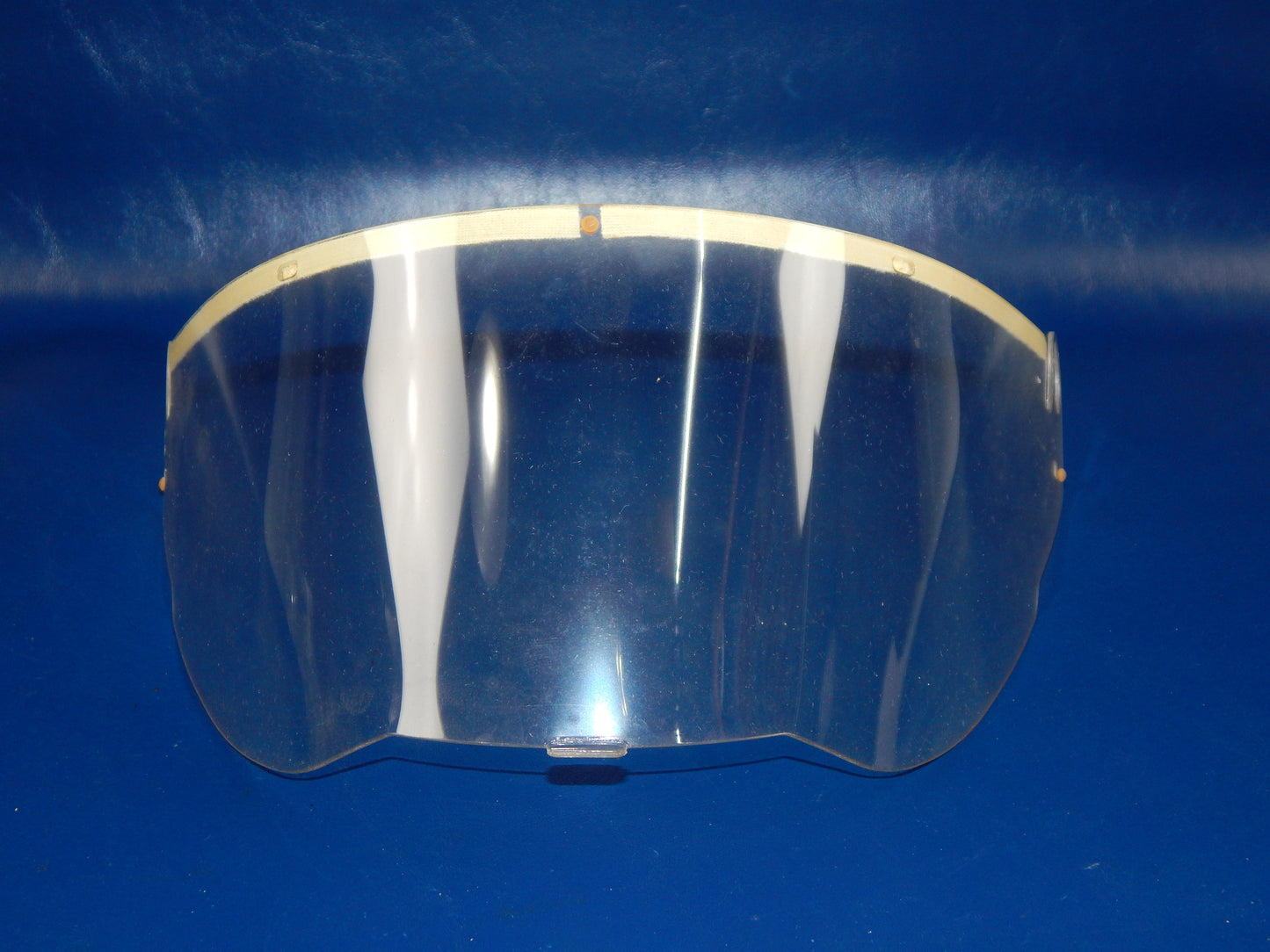 VINTAGE MOTORCYCLE HELMET NAVA 6 CLEAR VISOR SHIELD SCREEN ITALY DUCATI LAVERDA - MotoRaider