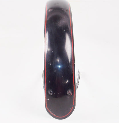 1972 MORINI CORSARO 125 FRONT STEEL MUD GUARD FENDER BLACK - MotoRaider
