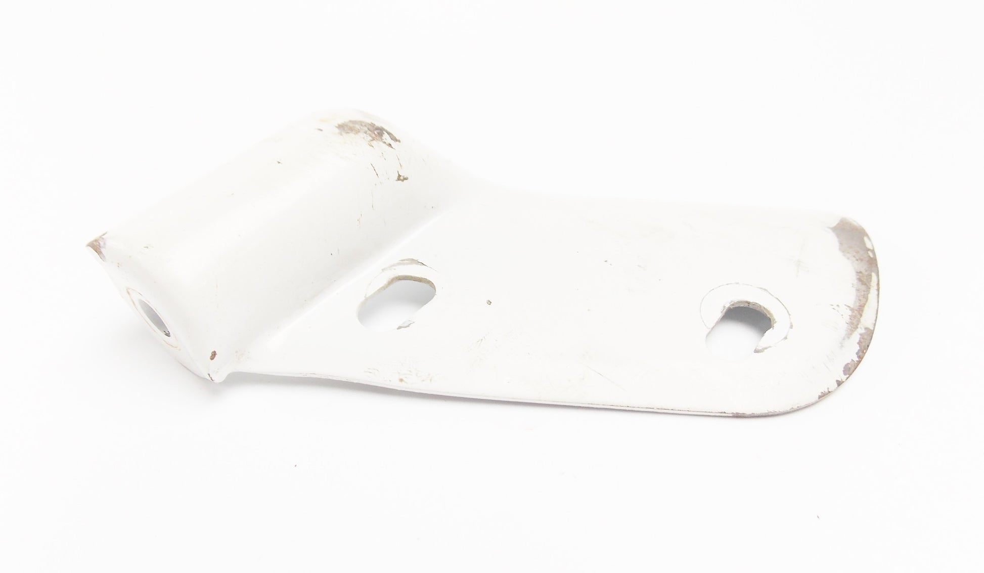 1990 YAMAHA YZ125 REAR MASTER MASTER CYLINDER HOLDER PROTECTOR PLATE GUARD WHITE - MotoRaider