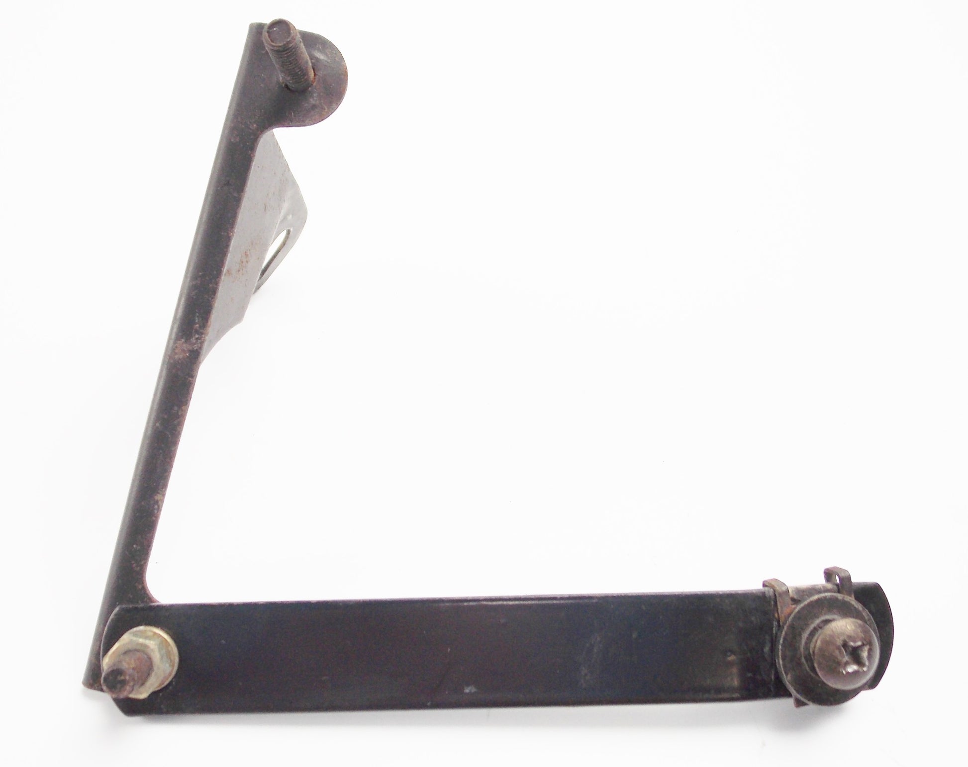 1986 CAGIVA 125 ELEFANTRE HORN/RESERVOIR FLUID TANK BRACE HOLDER BRACKET MOUNT - MotoRaider