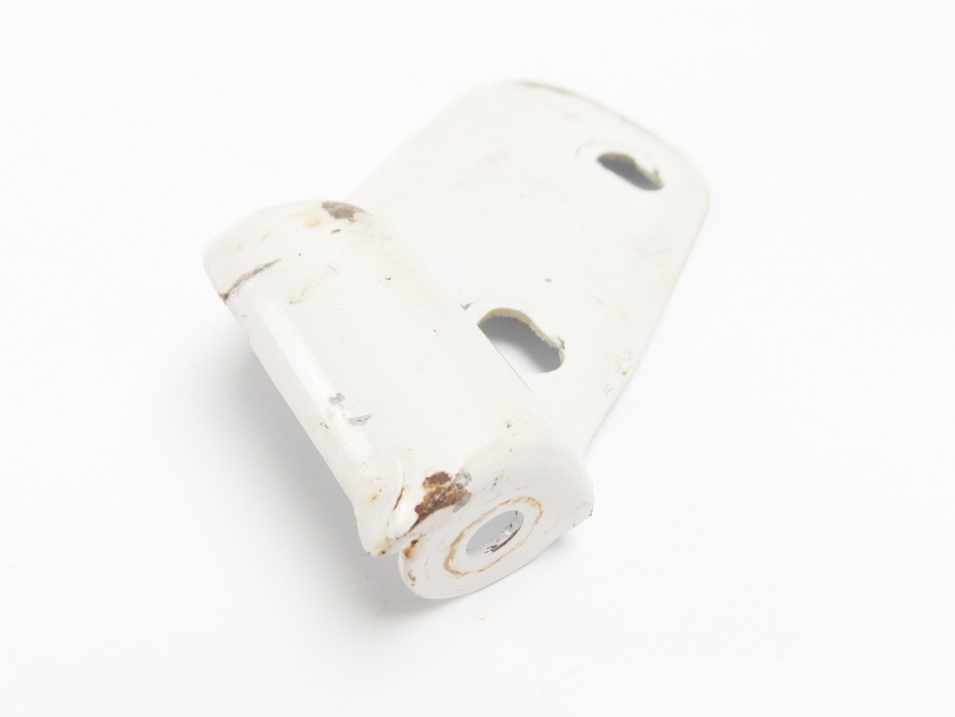 1990 YAMAHA YZ125 REAR MASTER MASTER CYLINDER HOLDER PROTECTOR PLATE GUARD WHITE - MotoRaider