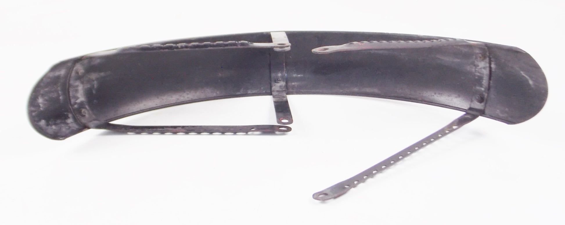 1972 MORINI CORSARO 125 FRONT STEEL MUD GUARD FENDER BLACK - MotoRaider