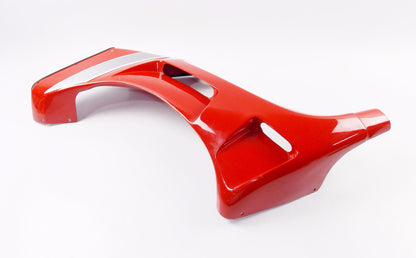 NOS OEM CAGIVA 1985 ALAZZURRA 650 LH FRONT FAIRING RED FIBER GLASS 036399720 - MotoRaider